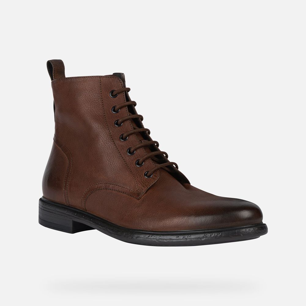 Geox Boots Dark Brown Terence - Geox Mens Shoes - ISNCOY947